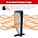 Tiflev Dual Sided Chicken Coop Heater for Winter, 2 * 100 Watts Chicken Heater with Independent Switch and 9.8 FT Power Cord, Energy Efficient Heating Panel with Thermostat for Poultry