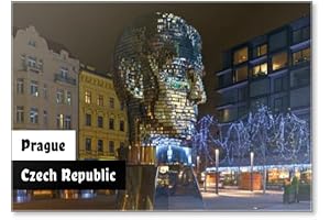 Head of Franz Kafka, An Outdoor Kinetic Sculpture by The Czech Sculptor David Cerny