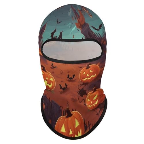 Máscara facial para Halloween para hombres y mujeres con protección solar, transpirable, cubre todo el rostro para senderismo, ciclismo, running y conducción miniatura 7