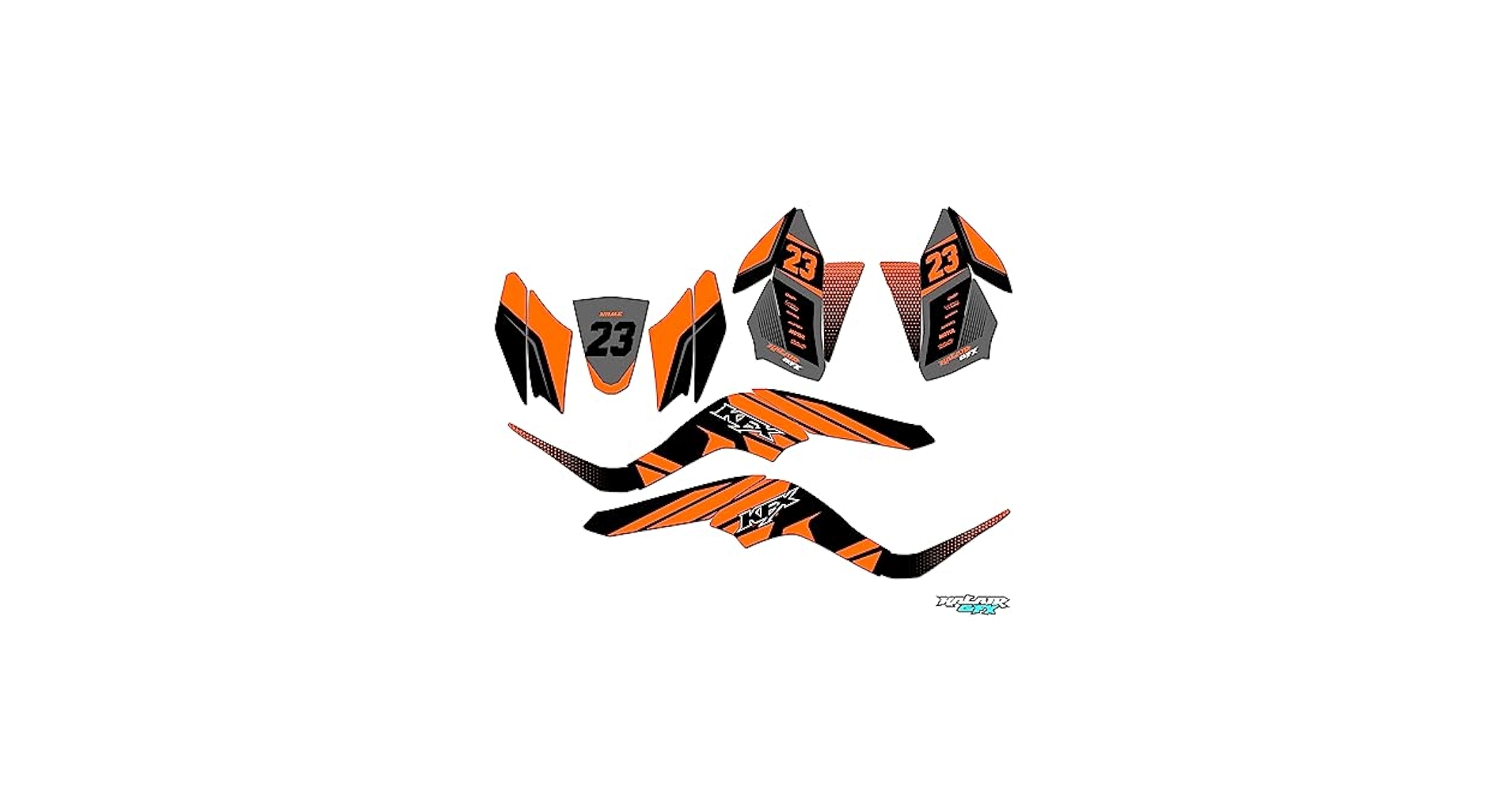 Amazon.com: Kalair GFX Graphics Kit for Kawasaki KFX 50