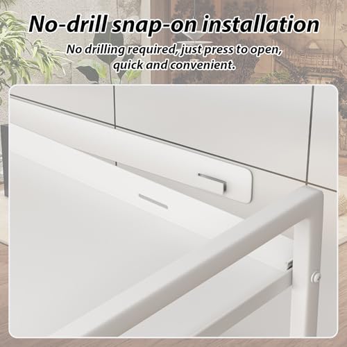 Support de rangement de cuisine mural sans perçage ISCBAFYX pour condiments et épices