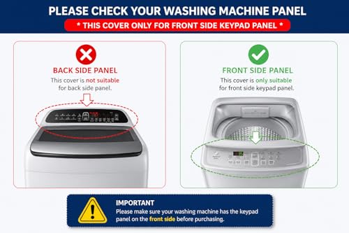 Image of Amazor Waterproof Top Load Washing Machine Cover Compatible for (Lg / Samsung 5.5kg , 6 kg , 6.5kg), Fabric