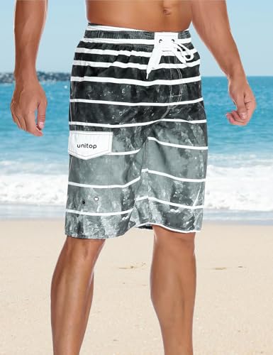 Men's Swimwear with Liner Quick Dry Breathable Beach Shorts2