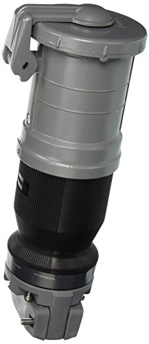 Hubbell HBL4100CS2W Pin and Sleeve Insulgrip Connector, 3 Pole, 4 Wire, 100 amp, 600V, S2