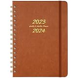 Planner 2023-2024 - Weekly & Monthly 2023-2024 Planner with Twin-Wire Binding, July 2023 - June 2024