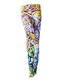  Meroncourt Damen Nintendo Legend of Zelda Windwaker Hd Women\'s All-Over Link Print, Small, Multi-Colour (Zp231002Zel-S) Leggings, Mehrfarbig, 26W / 32L