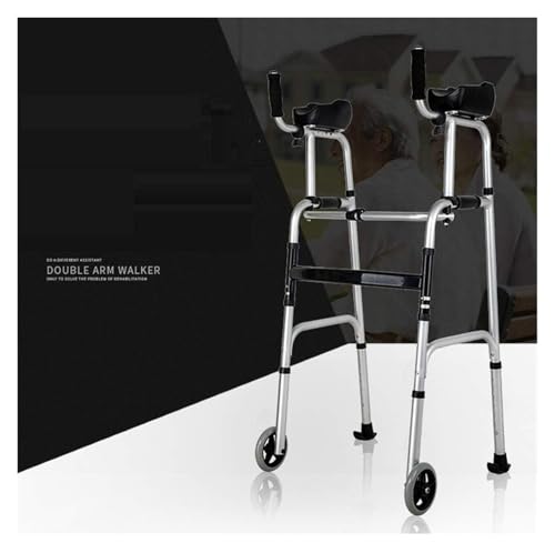 Déambulateur pliable pour seniors cherchant un soutien stable et léger