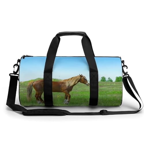 Sac de voyage weekend Cheval Brun pour camping et randonnée active en nature