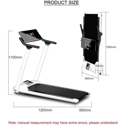 Image of Folding Treadmills Foldable Treadmill for Small-Spaces, Portable Under Desk Small Treadmills for Home 287 Lbs Weight Capacity