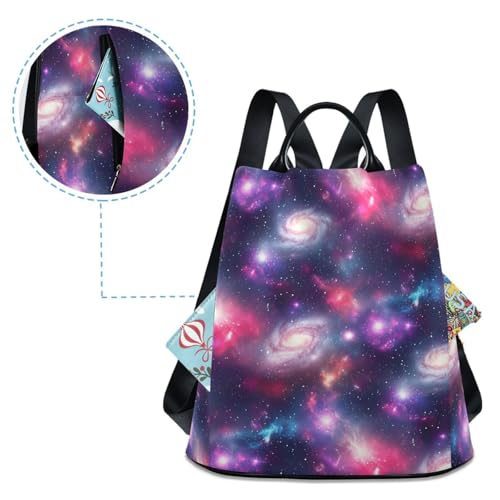 Sac à dos espace en polyester sergé durable avec des compartiments spacieux et finitions premium