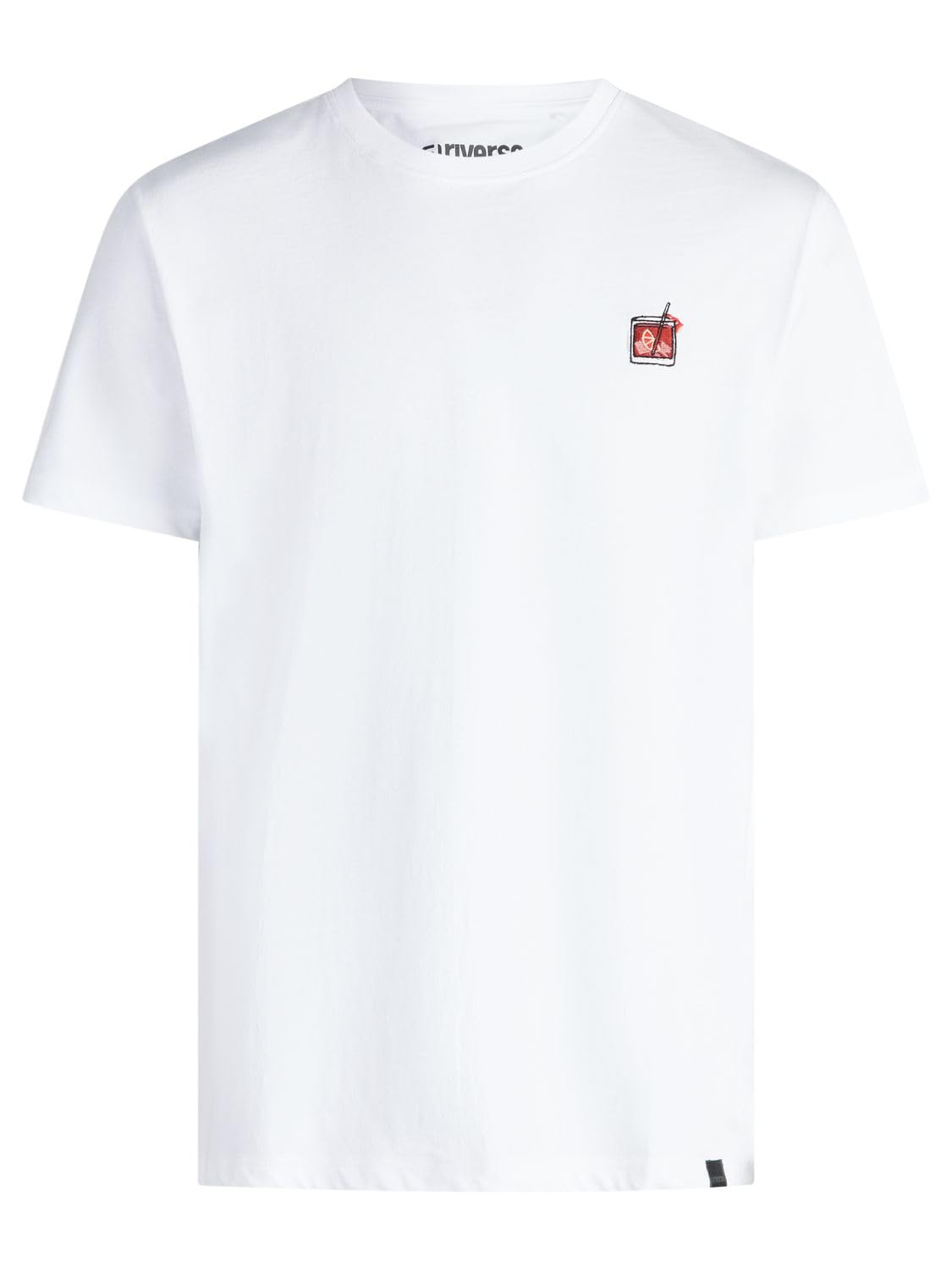riverso Tshirt Herren Regular Fit RIVJay 3er Set Pack Besticktes T-Shirt | Rundhals Kurzarm Sommer Tee Shirt Stick Schwarz Grau Weiß Grün S M L XL XXL 3XL 4XL 5XL