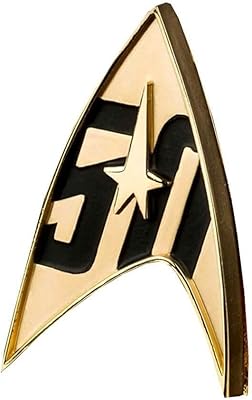 QMx Star Trek 50th Anniversary Magnetic Badge