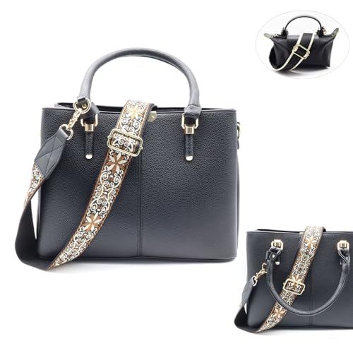 Image of LEMEDE Purse Strap Replacement Crossbody 1.5 inch Wide Shoulder Strap Adjustable Straps Handbag Strap Replacement Belts