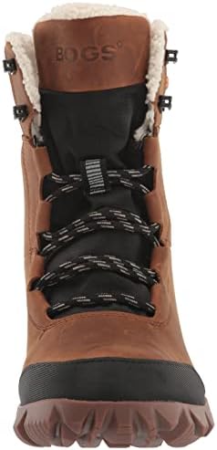 BOGS Women's Arcata Urban Leather Tall Winter Boot, Amber, Size 8 | Image 1