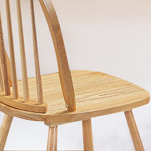 Waterjoy 18 Inch Wood Chairs Set Of 4, Chic Vintage High Back Spindled Rubberwood Dining Chairs, Winsome Wood Windsor Seating Chair #TOP4