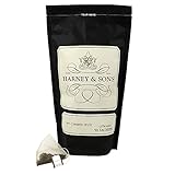 Harney and Sons Hot Cinnamon Spice | Bag of 50 Sachets, Black Tea w/ Orange Pieces, Cinnamon, and Clove
