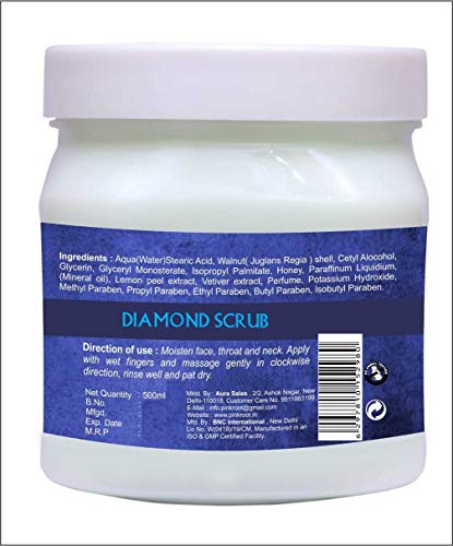 Image of Pink Root Almond Cream 500gm with Diamond Scrub 500gm