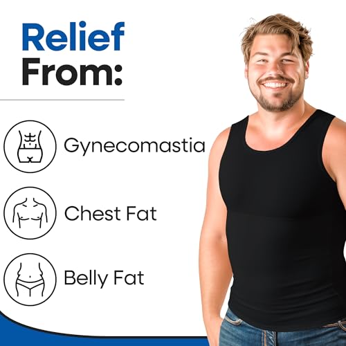 ARMSTRONG AMERICA Compression Shirt for Men | Gynecomastia Compression Tank Top Men | Mens Shapewear Compression Shirts2