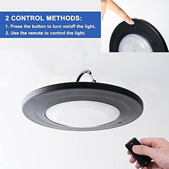 Patio Cantilever Umbrella Lights with Remote, Rechargeable, 3 Brightness Modes