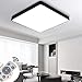 Produktbild COOSNUG LED Deckenleuchte 36W Dimmbar Schwarz Quadrat Deckenlampe Modern Wohnzimmer Lampe Schlafzimmer Küche Panel Leuchte mit Fernbedienung