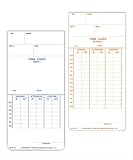 1000 ATR121 Time Cards for Acroprint ATR120 and ATR120r