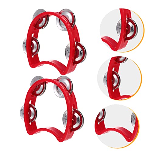 Vaguelly 8 Pçs Círculo De Sino De Flor Círculo De Quatro Sinos Brinquedo Musical Para Crianças Plays