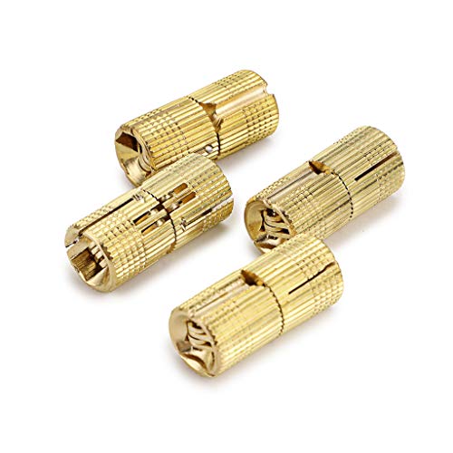 Ownmy 14Mm Hidden Brass Barrel Hinges 4Pcs, Concealed Box Hinges Invisible Furniture Hinges 180 Degree Opening Angle Cabinet Hinges For Diy Jewelry Box Hand Craft #TOP3