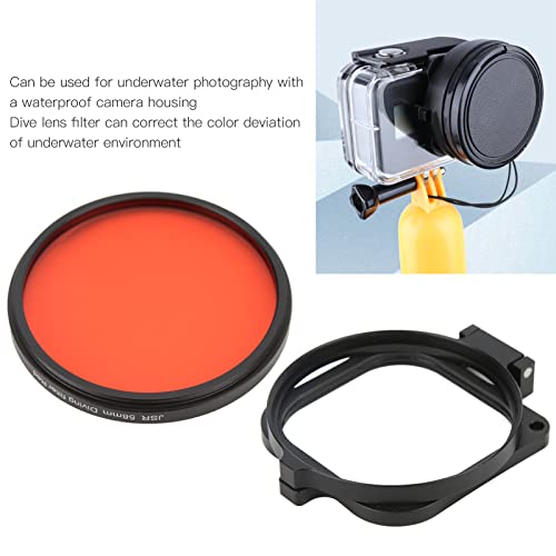 Yyoyy Snorkel Diving Filter, For Hero 9 Motion Camera, 58Mm Underwater Photography Dive Lens Filter, Color Correction Compensation Filters, Simple And Convenient (Diving Red) #TOP4
