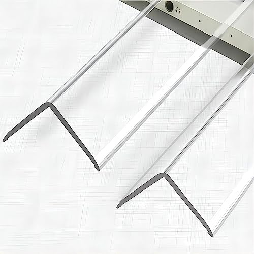Wall Corner Protector - 2PCS, 39.4"x1.18" - Self Adhesive Clear Corner Protectors for Walls, Cabinet Doors, Edge Protector Trim; Easy to Install Corner Guards for Walls (120cm x 3cm)