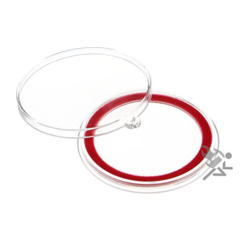 Air-Tite cápsulas 40.6mm para monedas con anillos rojos miniatura 1