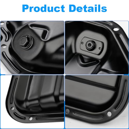 Image of Lower Engine Oil Pan with Drain Plug Replaces for Infiniti G35 264-531