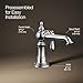 KOHLER K- 72762-9M-CP Artifacts™ Single-Handle Faucet, Polished Chrome