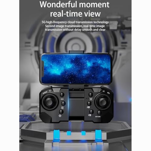 Image of FITIJA-Drone-with-4K-Camera-WiFi-FPV-1080P-HD-Dual-Foldable-RC-Drone-Altitude-Hold-Headless-Mode-Visual-Positioning-Auto-Return-App-Control-Multicolor-4 (D3)