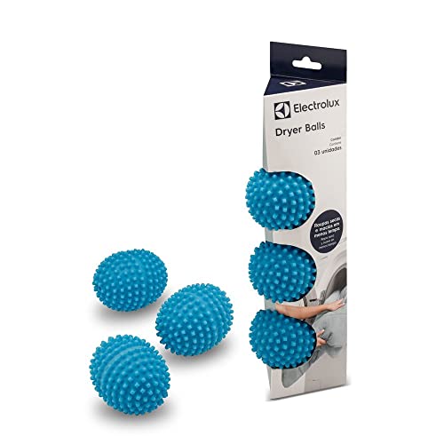 Dryer Ball/Bolas de Secagem Rápida, 3 unidades, Azul, Electrolux
