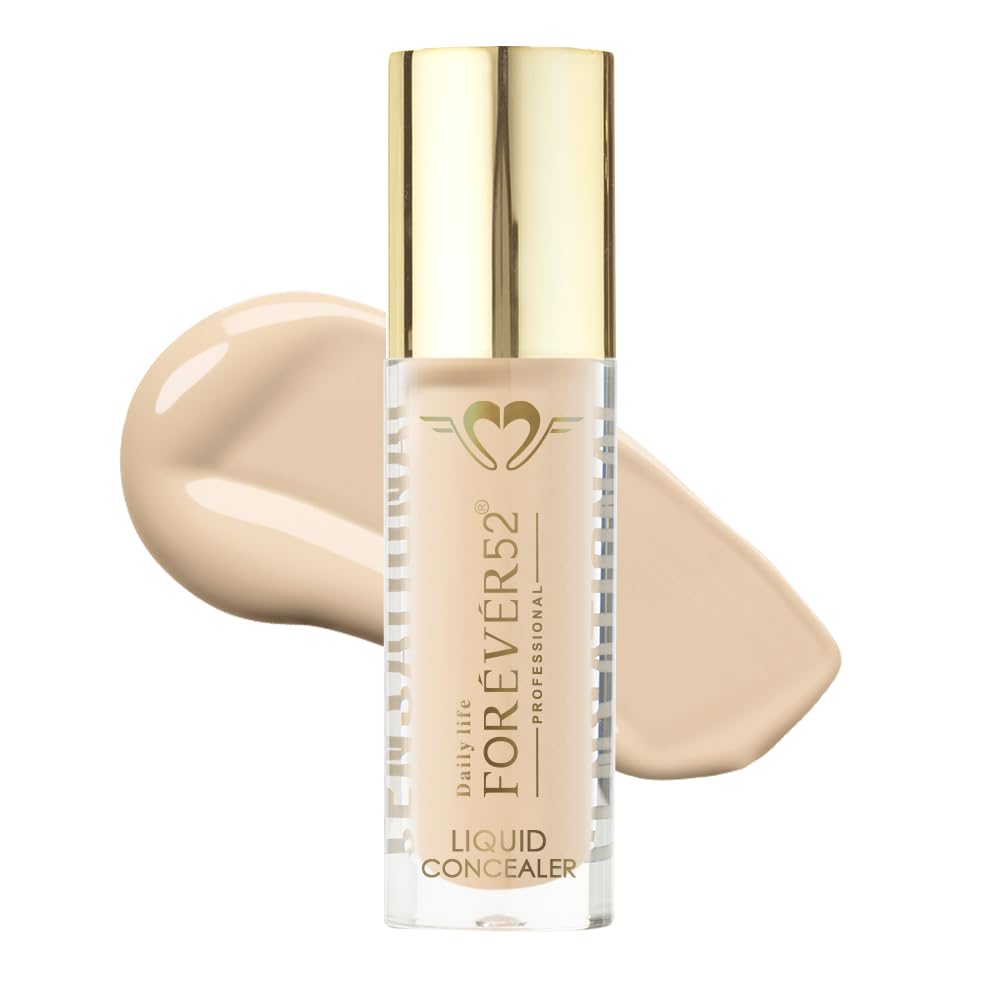 Daily Life Forever52 Sensational Liquid Concealer | Enriched with Hyaluronic Acid, Niacinamide & Vitamin E| Lightweight, Hydrating & Flawless Coverage for Dark Circles, Redness & Blemishes -Sand-image-27