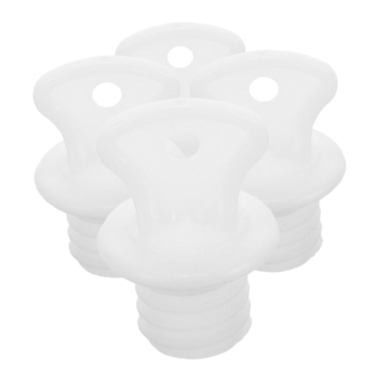 FOMIYES 4pcs Hot Water Bottle Stopper Lid Plastic Sealing Plugs Hot Water Bag Topper Thermal Water Bag Stopper Warm Water Bottle Topper