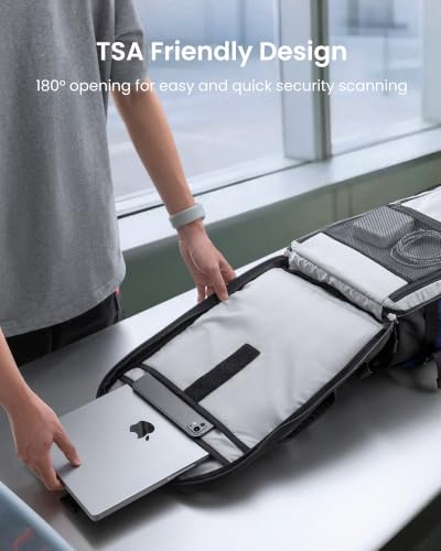 Image of tomtoc Travel Backpack 40L, TSA Carry On Bag Flight Approved, PFAS Free