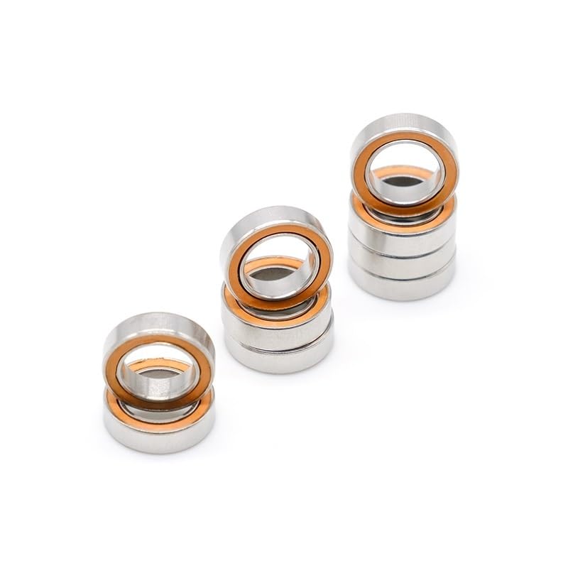 10Pcs 7X11X3 SMR117-2RS Stainless Steel Ceramic Bearing 440C Without Grease