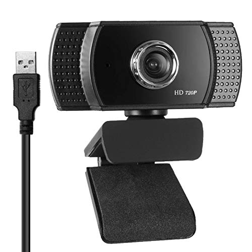 HD 720P USB Webcam PC cámara con micrófono para Detion, portátil, compatible con Windows, Mac OS