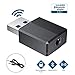 Produktbild cabletrans Bluetooth Adapter Bluetooth 5.0 Dongle Transmitter HiFi-Empfänger mit 3,5 mm Audio-Kabel für PC/TV/Auto/Zuhause [USB-Netzteil erforderlich] (Black)