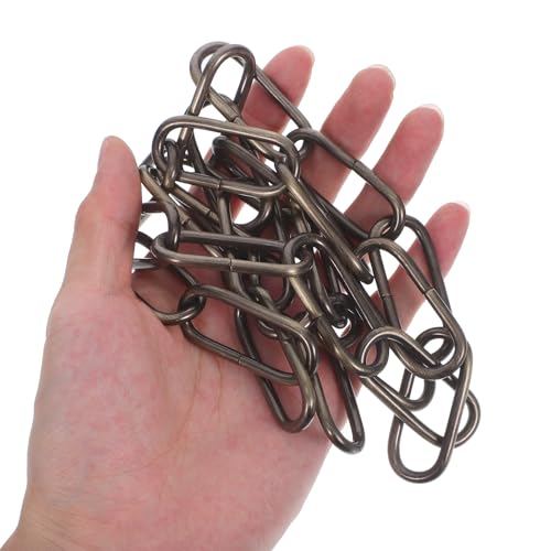 Cadena de hierro dorada de 4 mm resistente para lámparas de techo y comercio 4