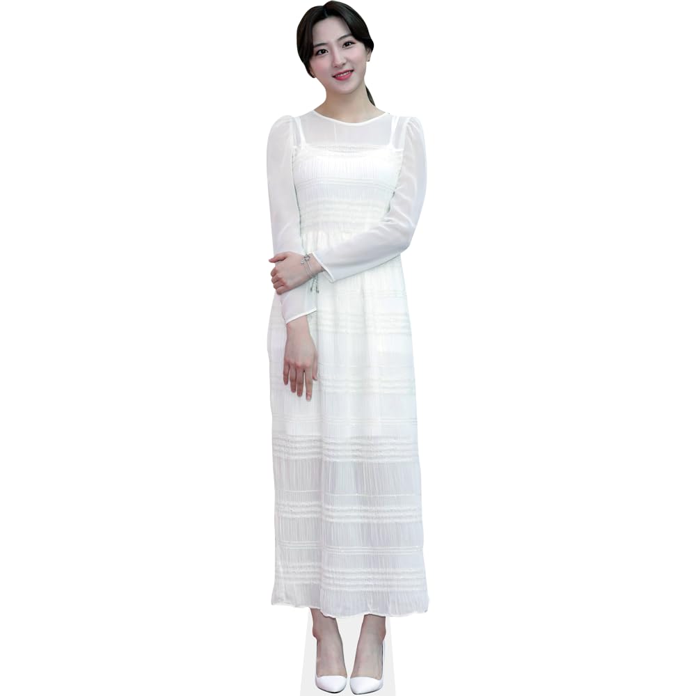 Eunseo (White Dress) Mini Size Cutout