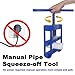 SOKO Pipe Squeeze Off Tool, Pipe Squeeze Shut Off Tool for 1/2-2.5 inch PE/PPR/PVC Gas or Water Pipe for Installation and Maintenance Pipe Blocker, Pipe Shut Off Tool
