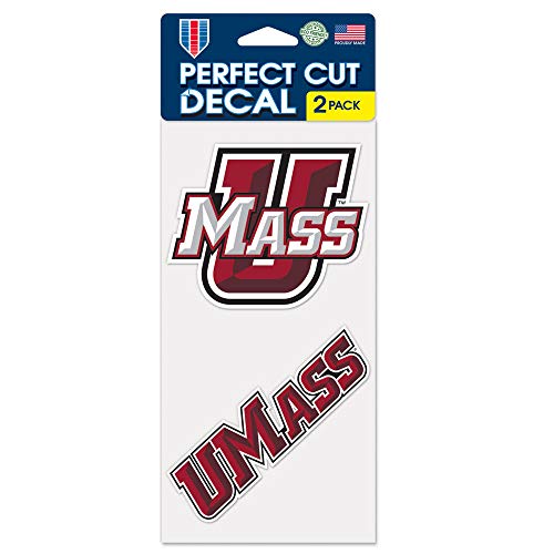 WinCraft UMass Minutemen Massachusetts Minutemen 4″x8″ Die Cut Decal (Two – 4″x4″ Decals)