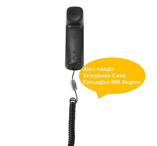 Miniatura 7 de Vthahaby Desenredador de cable telefónico, cable de línea fija giratoria de 360 grados, cable de teléfono antienredos (paquete de 2 desenredantes)