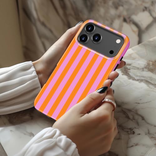 Coque iPhone 17 Pro double couche de protection rigide et silicone à motifs tendance - 2
