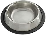 Original verpackte Neuware Trixie 2469 Napf, Katze, Edelstahl, Gummiring, 0,2 l/ø 11 cm