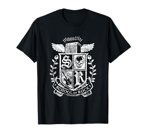 School of Rock Distressed Crest T-Shirt