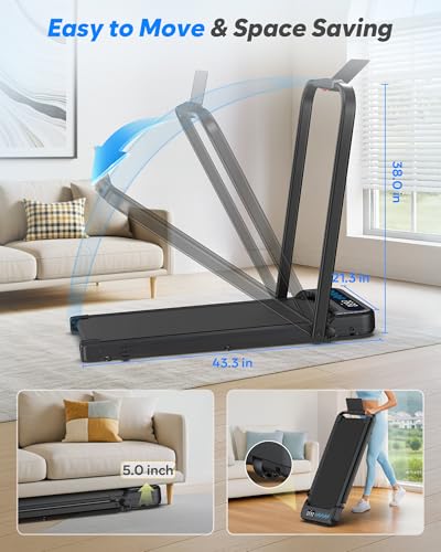Cardirun Walking Pad with Incline – Foldable 6.2 MPH Treadmill — view 7