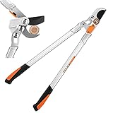 hOmeHua Bypass Lopper, 29 Inch Heavy Duty Tree Trimmer with Compound Action, Chops Thick Branches with Ease, Branch Cutter with 1-3/4 Inch Clean Cut Capacity Garden Clippers